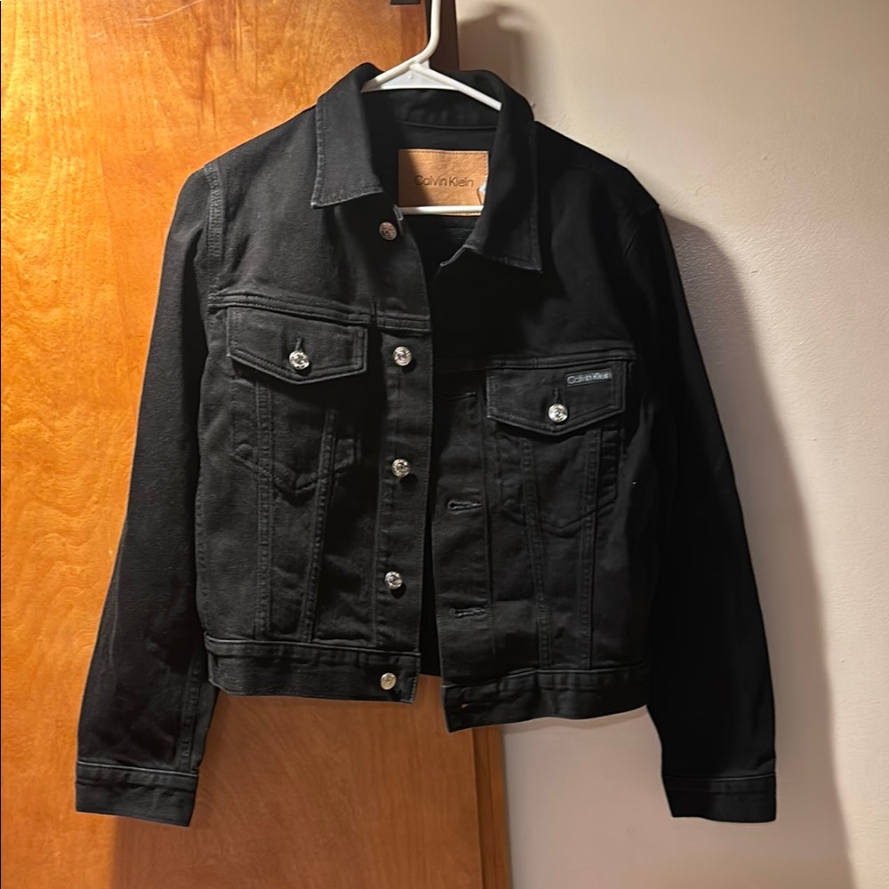 Calvin Klein Women's Black Denim Jacket